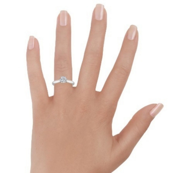 925 CZ Diamond Ring Set - Picture 5 of 6